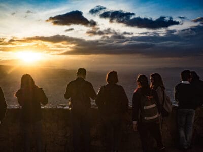 Monserrate, Atardecer Sobre Bogotá