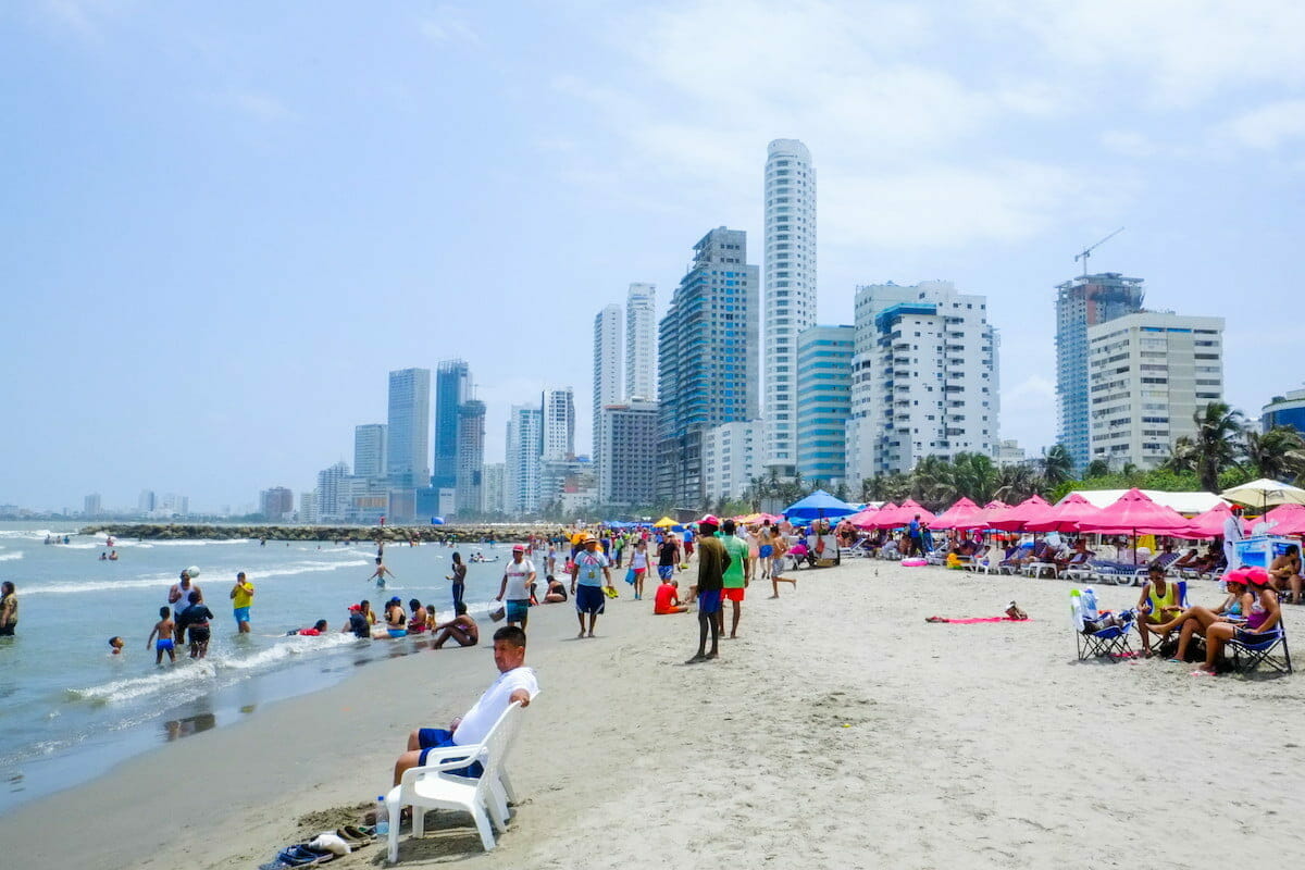 Playas en donde bañarse en Cartagena