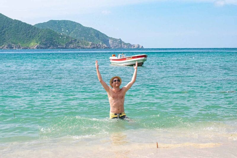 Playa Cristal dans le Parc Tayrona en Colombie