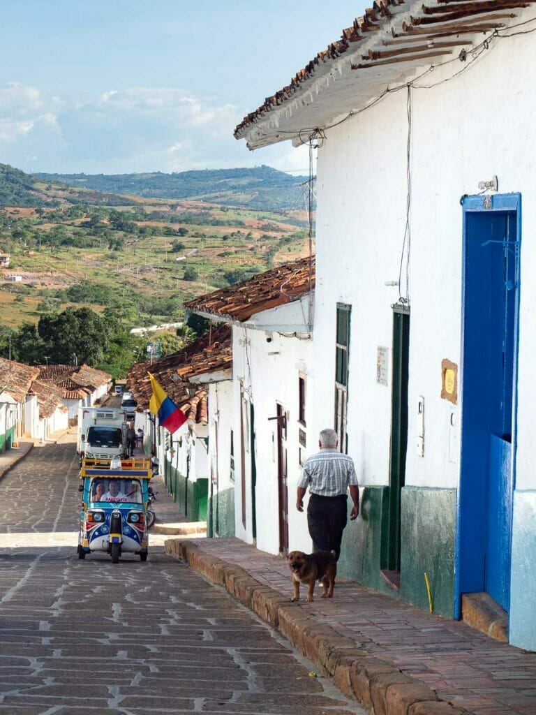 Barichara cerca San Gil, capital del turismo de aventura en Colombia