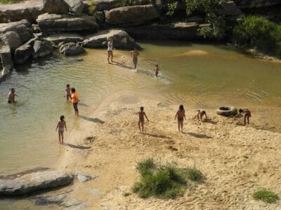 Balneario Pescaderito cerca San Gil, capital del turismo de aventura en Colombia