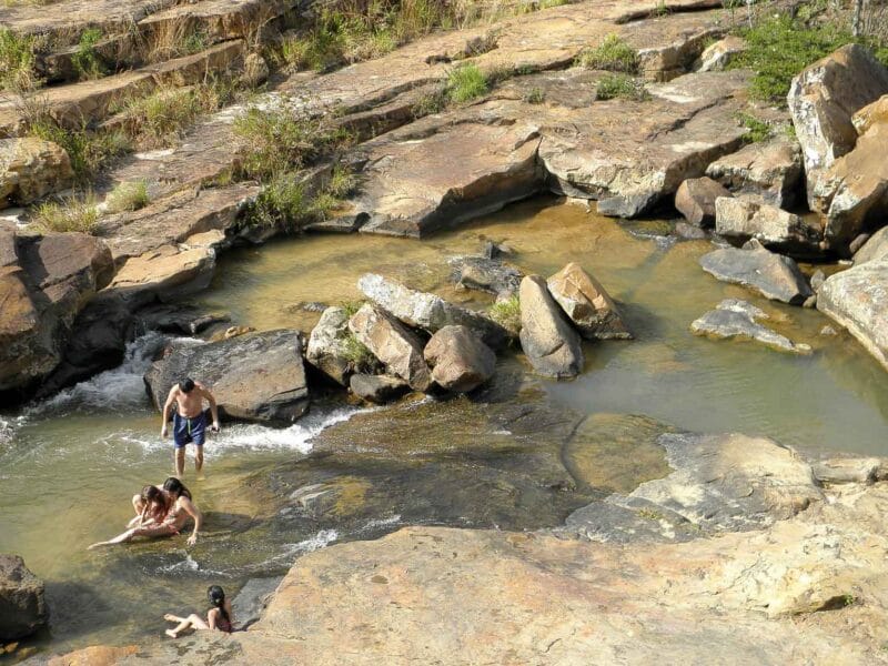 Balneario Pescaderito cerca San Gil, capital del turismo de aventura en Colombia