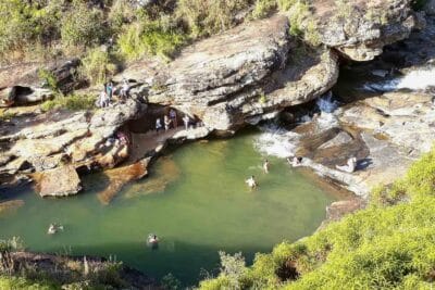 Balneario Pescaderito cerca San Gil, capital del turismo de aventura en Colombia