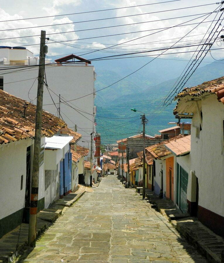 Socorro cerca San Gil, capital del turismo de aventura en Colombia