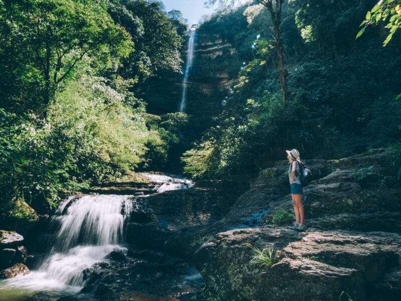 Visitar la cascada de Juan Curi, la más bella de Santander en Colombia.