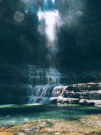 Visiter la cascade Juan Curi, la plus belle cascade du Santander en Colombie