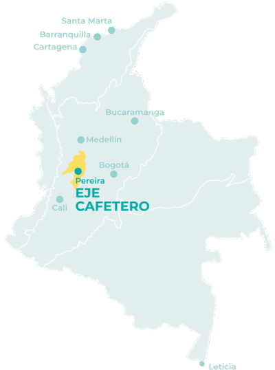 Eje cafetera