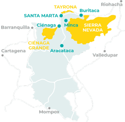 Viajar a Santa Marta y sus alrededores, toda la información práctica