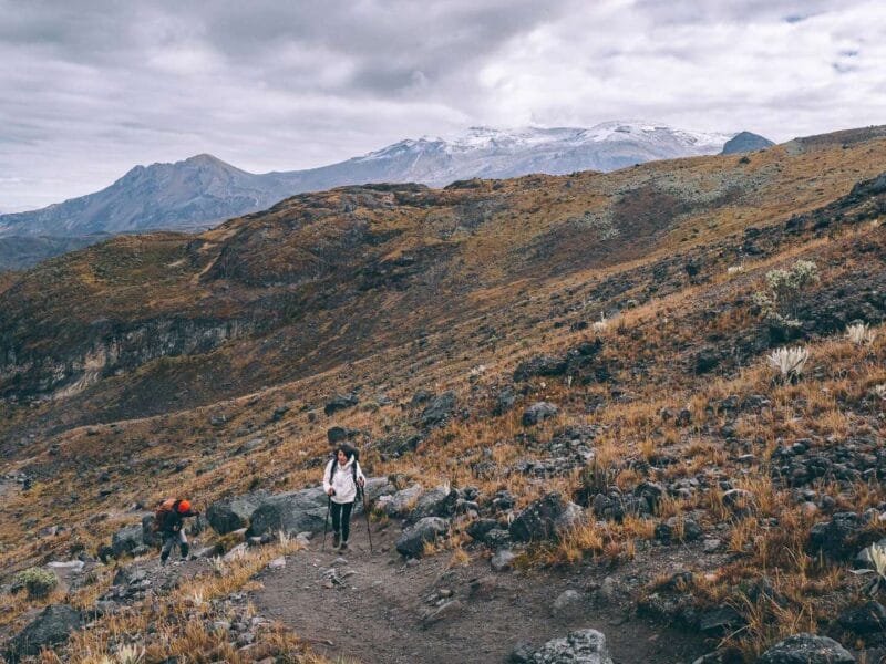 Trek al Nevado Santa Isabel, Parque nacional de los Nevados