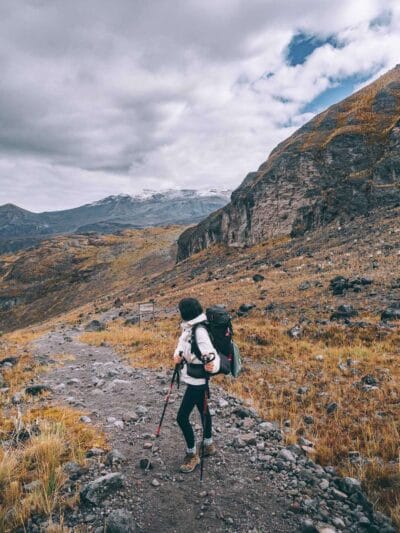 Trek al Nevado Santa Isabel, Parque nacional de los Nevados