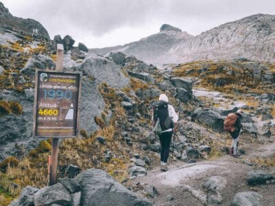 Trek al Nevado Santa Isabel, Parque nacional de los Nevados