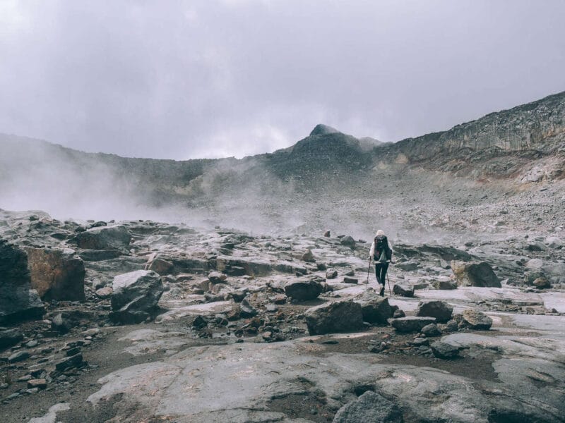 Trek al Nevado Santa Isabel, Parque nacional de los Nevados