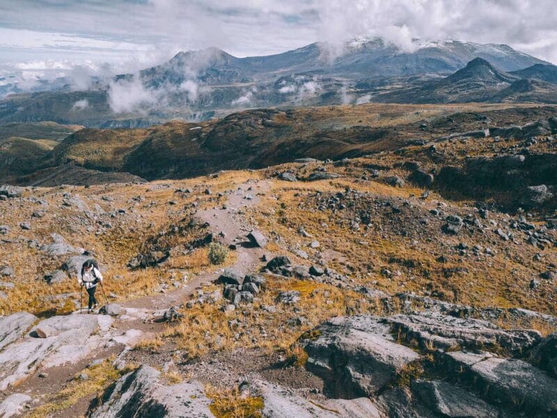 Trek al Nevado Santa Isabel, Parque nacional de los Nevados